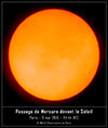 photographie du passage de Mercure devant le Soleil du 9 mai 2016